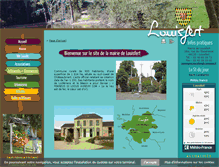 Tablet Screenshot of commune.louisfert.fr